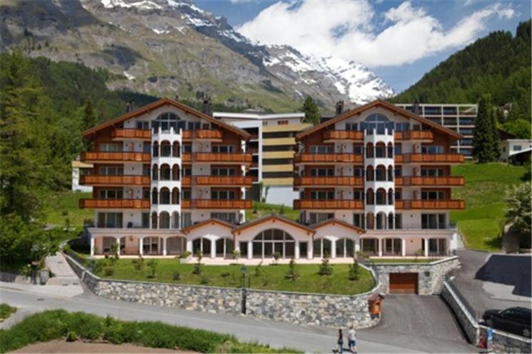 Residenz Ambassador B11 Daire Leukerbad Dış mekan fotoğraf